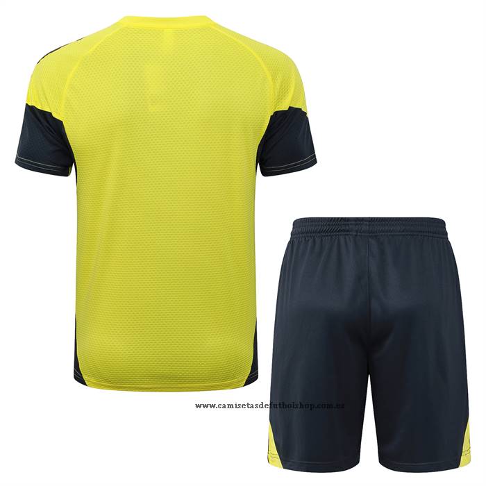 Chandal del Real Madrid 25-26 Manga Corta Amarillo - Pantalon Corto